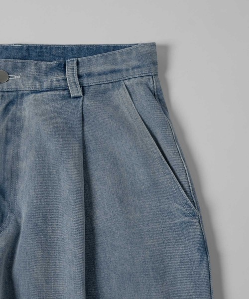 neez.（ニーズ）の「ワイドバルーンデニムジョガーパンツ（デニムパンツ・メンズ・ブラック/ライトブルー/ネイビー・SMALL/MEDIUM/LARGE）」の21枚目の写真