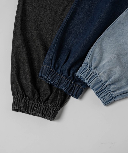 neez.（ニーズ）の「ワイドバルーンデニムジョガーパンツ（デニムパンツ・メンズ・ブラック/ライトブルー/ネイビー・SMALL/MEDIUM/LARGE）」の9枚目の写真