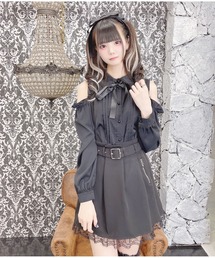 ☆Web限定☆肩開きピコレースブラウス