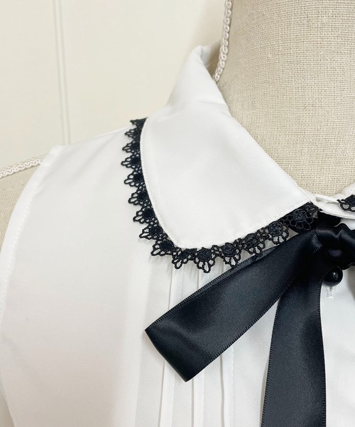 MA*RS(アメーバーマーズ)の「☆Web限定☆肩開きピコレースブラウス(シャツ/ブラウス・レディース・ピンク/ブラック/ホワイト・FREE)」の22枚目の写真