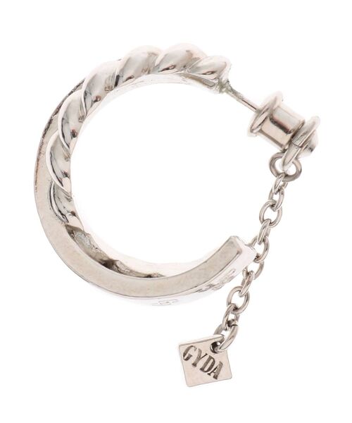 GYDA（ジェイダ）の「JEYSUS double ring ピアス（ピアス（両耳用）・レディース・シルバー/ゴールド・FREE）」の5枚目の写真