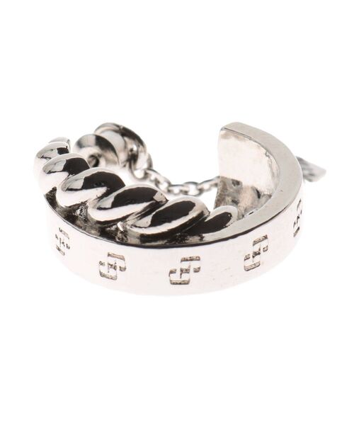 GYDA（ジェイダ）の「JEYSUS double ring ピアス（ピアス（両耳用）・レディース・シルバー/ゴールド・FREE）」の10枚目の写真