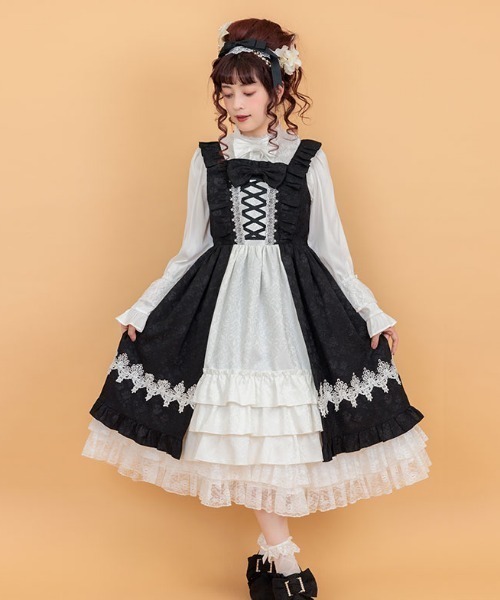 axes femme（アクシーズファム）の「ロココジャンパースカート