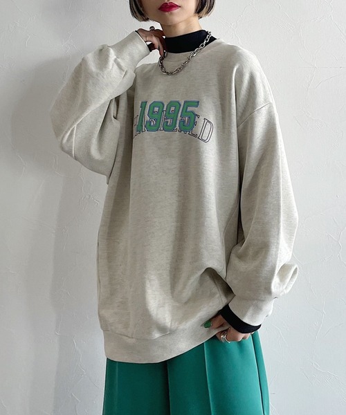 PAGEBOY（ページボーイ）の「スウェットカットソー（スウェット・レディース・オートミール・FREE）」の5枚目の写真