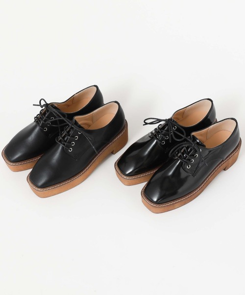 archives（アルシーヴ）の「厚底レースアップシューズ（その他シューズ・レディース・クリア/ブラック・MEDIUM/LARGE）」の15枚目の写真