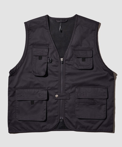 ADPOSION（アドポーション）の「フィッシングベスト（ベスト・メンズ・ダークグレー/ブラック・MEDIUM/LARGE/X-LARGE）」の5枚目の写真