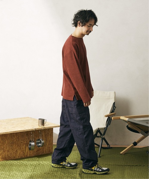 JOURNAL STANDARD relume（ジャーナルスタンダード　レリューム）の「BACK BRUSH ワッフルロングスリーブTシャツ（Tシャツ/カットソー・メンズ・グレー/ブラウン系その他/ホワイト/ベージュ・MEDIUM/LARGE）」の14枚目の写真