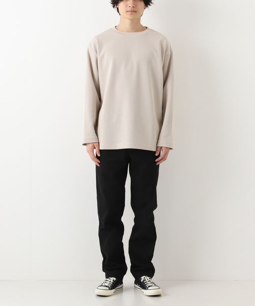 JOURNAL STANDARD relume（ジャーナルスタンダード　レリューム）の「BACK BRUSH ワッフルロングスリーブTシャツ（Tシャツ/カットソー・メンズ・グレー/ブラウン系その他/ホワイト/ベージュ・MEDIUM/LARGE）」の16枚目の写真