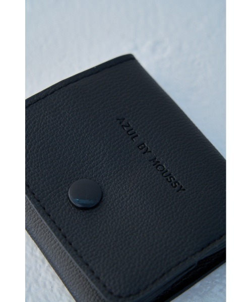 AZUL by moussy（アズールバイマウジー）の「FAUX LEATHER COIN WALLET/フェイクレザーコインウォレット（財布・メンズ・ブルー/ブラック・FREE）」の3枚目の写真