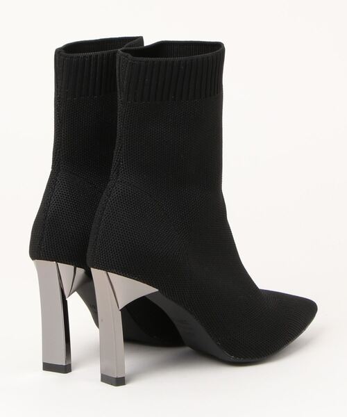 Jasmine Grandiflorum（ジャスミングランディフローラム）の「【Jasmine】メッシュ風ショートソックスブーツ（ブーツ・レディース・グレー/ピンク系その他/ブラック系その他/ブラック・22.5cm/23.5cm/24.5cm/25.5cm/23.0cm/24.0cm/25.0cm/22.0cm）」の8枚目の写真