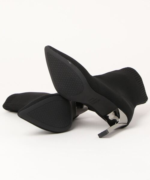 Jasmine Grandiflorum（ジャスミングランディフローラム）の「【Jasmine】メッシュ風ショートソックスブーツ（ブーツ・レディース・グレー/ピンク系その他/ブラック系その他/ブラック・22.5cm/23.5cm/24.5cm/25.5cm/23.0cm/24.0cm/25.0cm/22.0cm）」の9枚目の写真