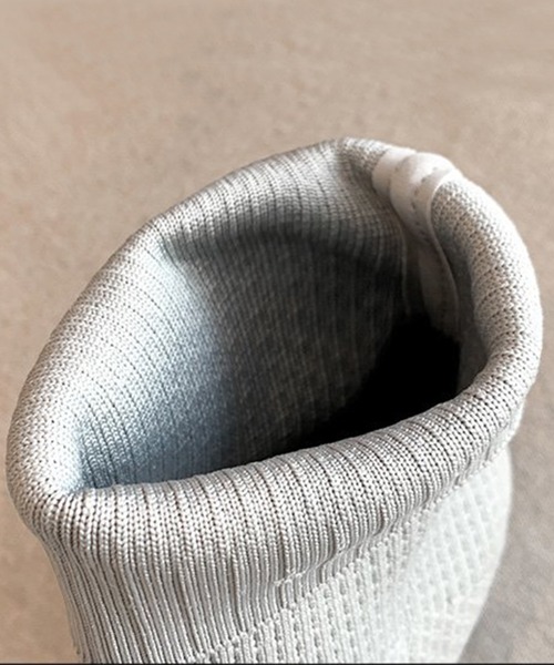 Jasmine Grandiflorum（ジャスミングランディフローラム）の「【Jasmine】メッシュ風ショートソックスブーツ（ブーツ・レディース・グレー/ピンク系その他/ブラック系その他/ブラック・22.5cm/23.5cm/24.5cm/25.5cm/23.0cm/24.0cm/25.0cm/22.0cm）」の11枚目の写真