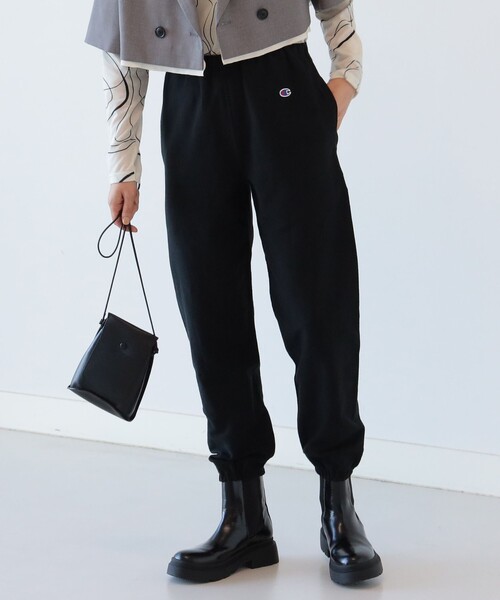 Champion（チャンピオン）の「Champion × Ray BEAMS / 別注 リバースウィーブ(R) ロング パンツ（スウェットパンツ・レディース・ブラック/ナチュラル/オレンジ・S/M）」の21枚目の写真