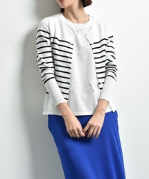 【接触冷感・ＵＶ】クルーカーディガン