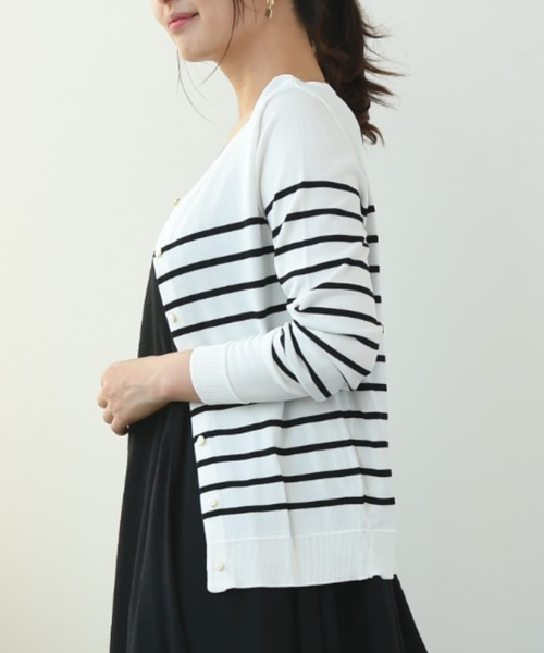 INTERPLANET（インタープラネット）の「【接触冷感・ＵＶ】クルーカーディガン（カーディガン/ボレロ・レディース・オフホワイト/グレー/ブラック/グリーン/レッド/ブルー/ホワイト系その他・FREE）」の20枚目の写真