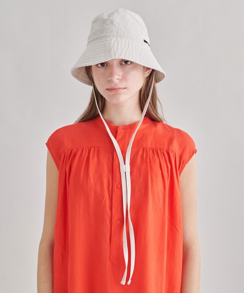 ORCIVAL（オーシバル）の「ORCIVAL | バケットハット（ハット・レディース・アイボリー/ベージュ/ブラック・F）」の6枚目の写真