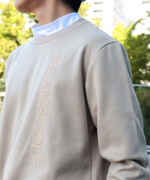 BEAMS GOLF（ビームスゴルフ）の「〈MEN〉BEAMS GOLF ORANGE LABEL / タテロゴ ダンボールニット プルオーバー（Tシャツ/カットソー・メンズ・ネイビー/オレンジ/ベージュ/グレー/ホワイト・M/L/X-LARGE/SMALL）」の12枚目の写真