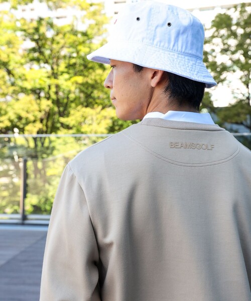 BEAMS GOLF（ビームスゴルフ）の「〈MEN〉BEAMS GOLF ORANGE LABEL / タテロゴ ダンボールニット プルオーバー（Tシャツ/カットソー・メンズ・ネイビー/オレンジ/ベージュ/グレー/ホワイト・M/L/X-LARGE/SMALL）」の13枚目の写真