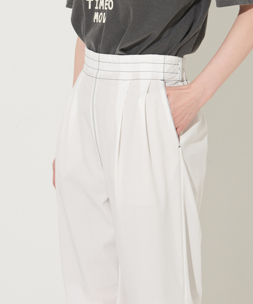 NOMINE（ノミネ）の「ステッチタックパンツ（その他パンツ・レディース・ホワイト/ブラック/ブルー・S/M）」の10枚目の写真