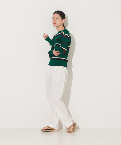 NOMINE（ノミネ）の「ステッチタックパンツ（その他パンツ・レディース・ホワイト/ブラック/ブルー・S/M）」の16枚目の写真