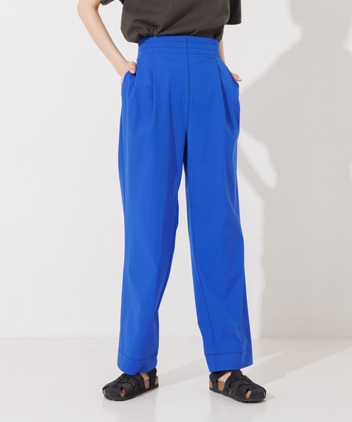 NOMINE（ノミネ）の「ステッチタックパンツ（その他パンツ・レディース・ホワイト/ブラック/ブルー・S/M）」の3枚目の写真