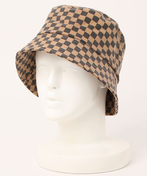 improves（インプローブス）の「チェッカー バケットハット（ハット・メンズ・ホワイト/ブラウン/グリーン/グレー・FREE）」の13枚目の写真