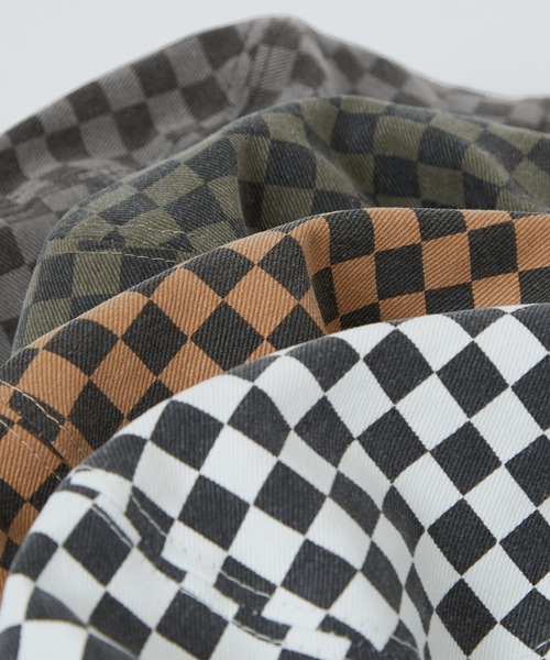 improves（インプローブス）の「チェッカー バケットハット（ハット・メンズ・ホワイト/ブラウン/グリーン/グレー・FREE）」の9枚目の写真