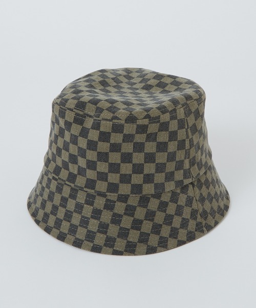 improves（インプローブス）の「チェッカー バケットハット（ハット・メンズ・ホワイト/ブラウン/グリーン/グレー・FREE）」の21枚目の写真