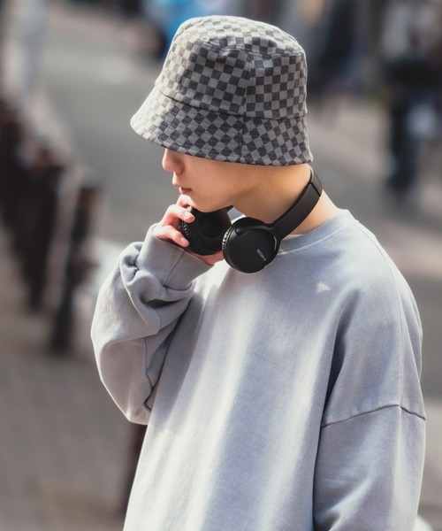 improves（インプローブス）の「チェッカー バケットハット（ハット・メンズ・ホワイト/ブラウン/グリーン/グレー・FREE）」の18枚目の写真