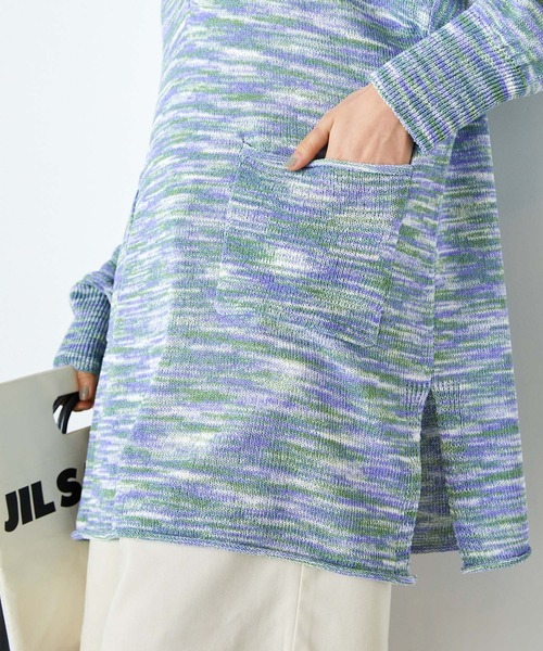 forksy.(フォルクシー)の「【forksy.】Vネックメランジニットプルオーバー(ニット/セーター・レディース・サンドベージュ/オレンジ/ライトブルー・FREE)」の22枚目の写真