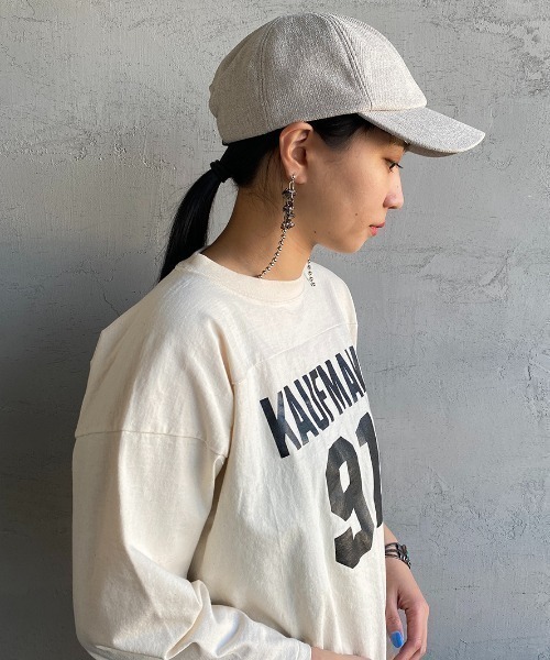 halo commodity（ハロ　コモディティー）の「[HALO COMMODITY/ハロ コモディティー] USUAL 6パネルキャップ（キャップ・レディース・ブラック/モスグリーン/グレイッシュベージュ・F）」の3枚目の写真