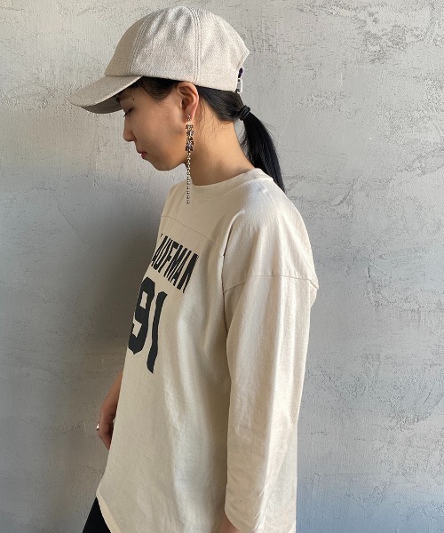 halo commodity（ハロ　コモディティー）の「[HALO COMMODITY/ハロ コモディティー] USUAL 6パネルキャップ（キャップ・レディース・ブラック/モスグリーン/グレイッシュベージュ・F）」の9枚目の写真