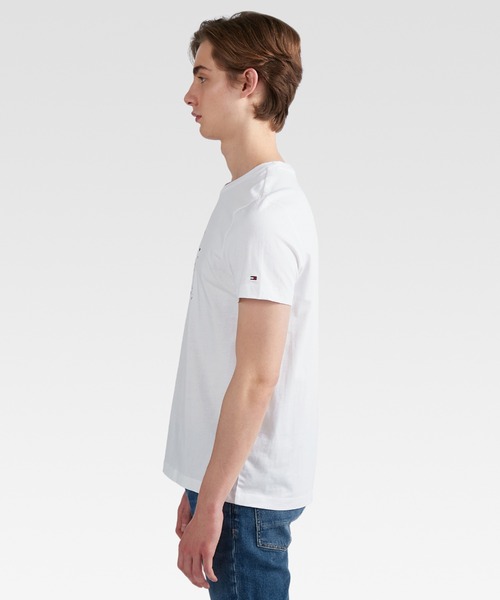 TOMMY HILFIGER（トミーヒルフィガー）の「ラウンデルグラフィックTシャツ（Tシャツ/カットソー・メンズ・ブラック/ネイビー/ホワイト・LARGE/MEDIUM/SMALL/X-LARGE）」の7枚目の写真