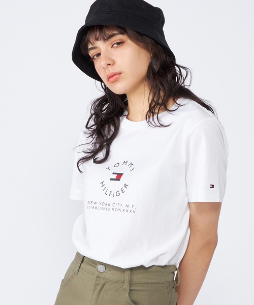 TOMMY HILFIGER（トミーヒルフィガー）の「ラウンデルグラフィックTシャツ（Tシャツ/カットソー・メンズ・ブラック/ネイビー/ホワイト・LARGE/MEDIUM/SMALL/X-LARGE）」の11枚目の写真