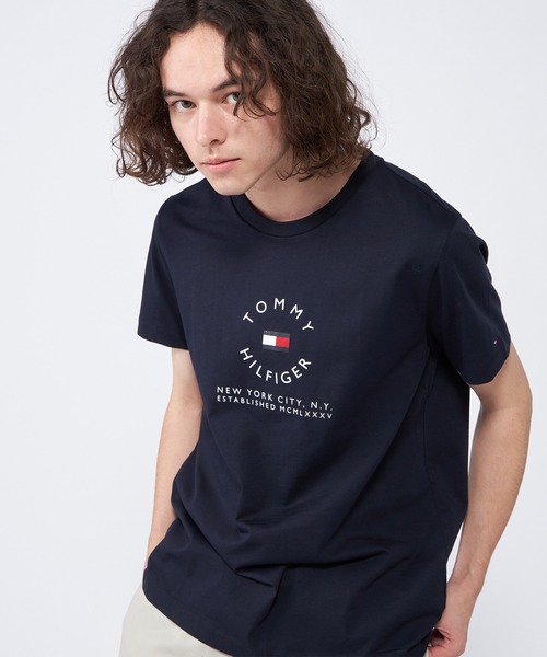 TOMMY HILFIGER（トミーヒルフィガー）の「ラウンデルグラフィックTシャツ（Tシャツ/カットソー・メンズ・ブラック/ネイビー/ホワイト・LARGE/MEDIUM/SMALL/X-LARGE）」の13枚目の写真