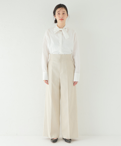 plage slab high waisted パンツ 新品〈plageプラージュ〉Slab High Waisted パンツ