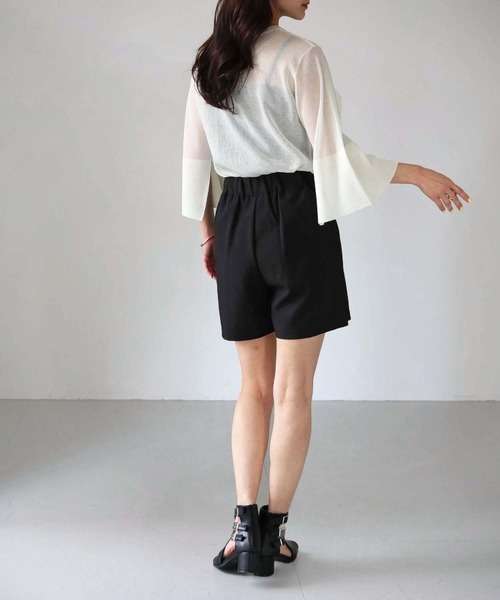 cheriella（シェリエラ）の「【cheriella】袖スリットシアーニットトップス SLEEVE SLIT SHEER KNIT TOPS（ニット/セーター・レディース・ブラック/ブルー/オフホワイト/グリーン/オレンジ・M）」の14枚目の写真