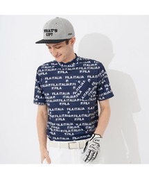 FILA GOLF/フィラゴルフ ゴルフウェア 吸汗速乾 UVカット 接触冷感 ストレッチ モックネック 半袖 シャツ
