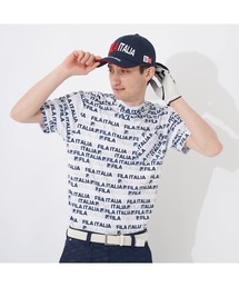 FILA GOLF/フィラゴルフ ゴルフウェア 吸汗速乾 UVカット 接触冷感 ストレッチ モックネック 半袖 シャツ
