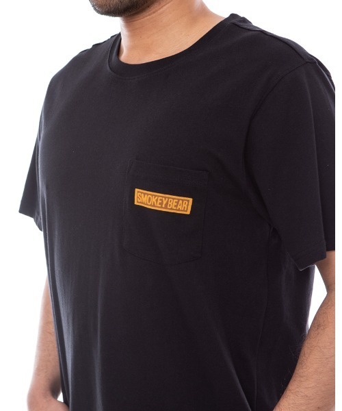 ELEMENT(エレメント)の「ELEMENT メンズ 【SMOKEY BEAR】 SBXE CAPITAN POCKET SS Tシャツ 【2023年春夏モデル】/エレメント半袖Tシャツ(Tシャツ/カットソー・メンズ・ブラック・LARGE/X-LARGE/MEDIUM)」の5枚目の写真
