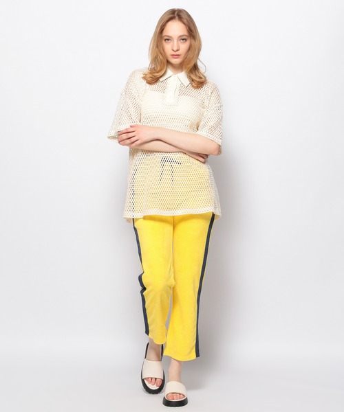 FOREVER 21(フォーエバー トゥエンティーワン)の「【MODE】メッシュポロニットシャツ(ニット/セーター・レディース・オレンジ/ホワイト/ブラック・FREE)」の20枚目の写真