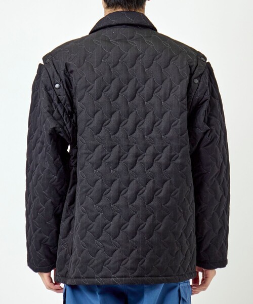 Jieda（ジエダ）の「2WAY QUILTING JACKET（ブルゾン・メンズ・ブラック・1/2）」の15枚目の写真