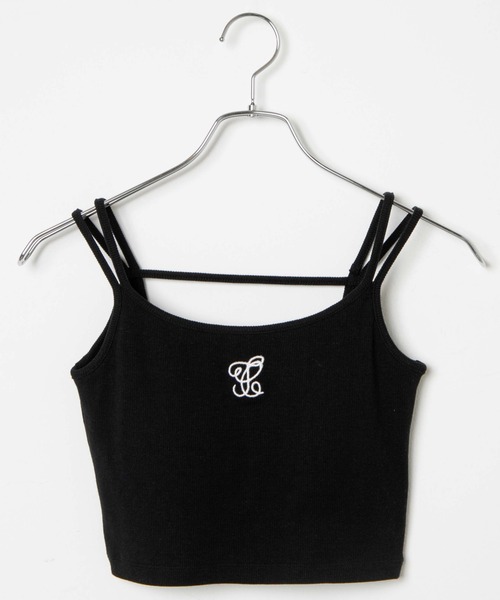 WEGO（ウィゴー）の「WEGO/ロゴ刺繍カップインショートキャミ（キャミソール・レディース・ブラック/ホワイト・FREE）」の19枚目の写真