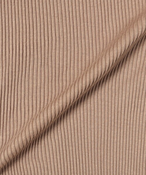 BASIC COTTON(ベーシックコットン)の「BASIC COTTON: レース リブ キャミソール(キャミソール・レディース・ホワイト/ブラック/ベージュ・ONE SIZE)」の8枚目の写真