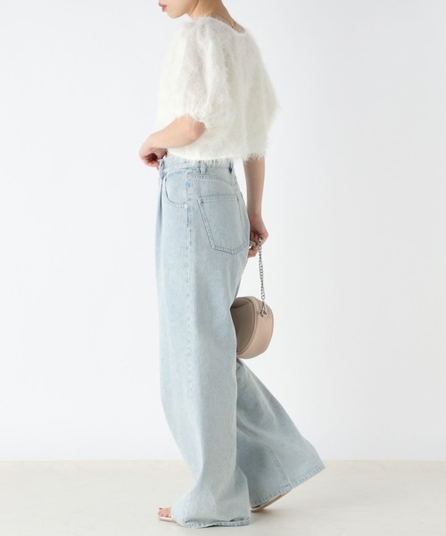けいめろ Heather（ヘザー）の「フェザーショートカーディガン 195548