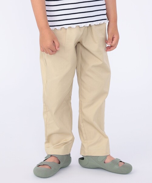 SHIPS（シップス）の「SHIPS KIDS :100～130cm / タック ロング パンツ（その他パンツ・キッズ・キャメル/ピンク系その他/ライトブルー・100/120/130/110）」の3枚目の写真