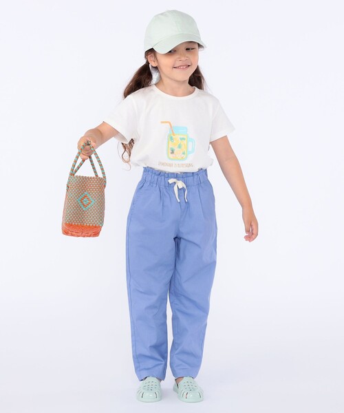 SHIPS（シップス）の「SHIPS KIDS :100～130cm / タック ロング パンツ（その他パンツ・キッズ・キャメル/ピンク系その他/ライトブルー・100/120/130/110）」の5枚目の写真
