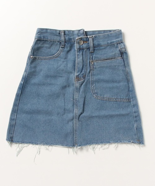 Chick（チック）の「Tight  Mini Denim Skirt / タイトデニムミニスカート（デニムスカート・レディース・ブラック/ブルー・S/L/M）」の13枚目の写真