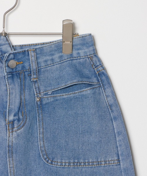 Chick（チック）の「Tight  Mini Denim Skirt / タイトデニムミニスカート（デニムスカート・レディース・ブラック/ブルー・S/L/M）」の16枚目の写真