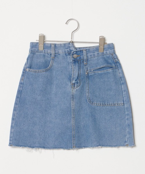 Chick（チック）の「Tight  Mini Denim Skirt / タイトデニムミニスカート（デニムスカート・レディース・ブラック/ブルー・S/L/M）」の20枚目の写真